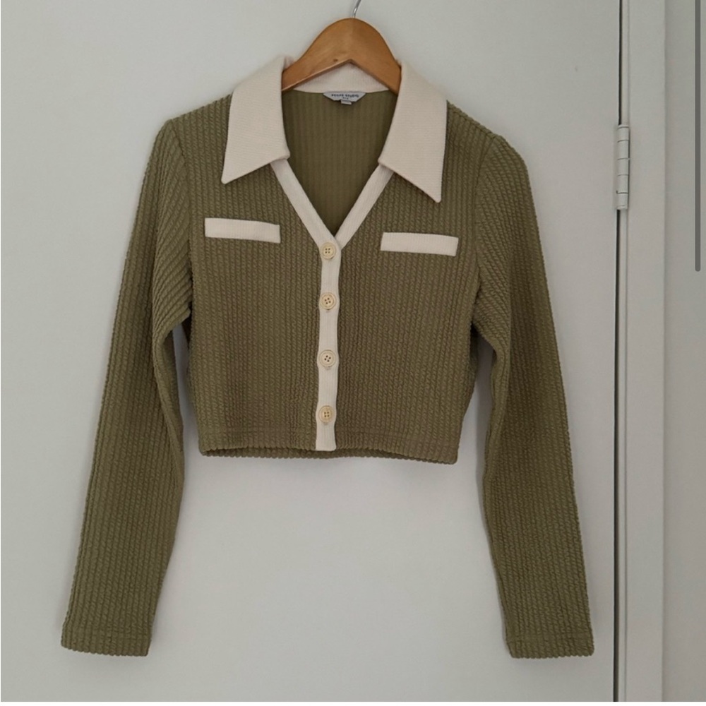 Petite Studio cropped cardigan